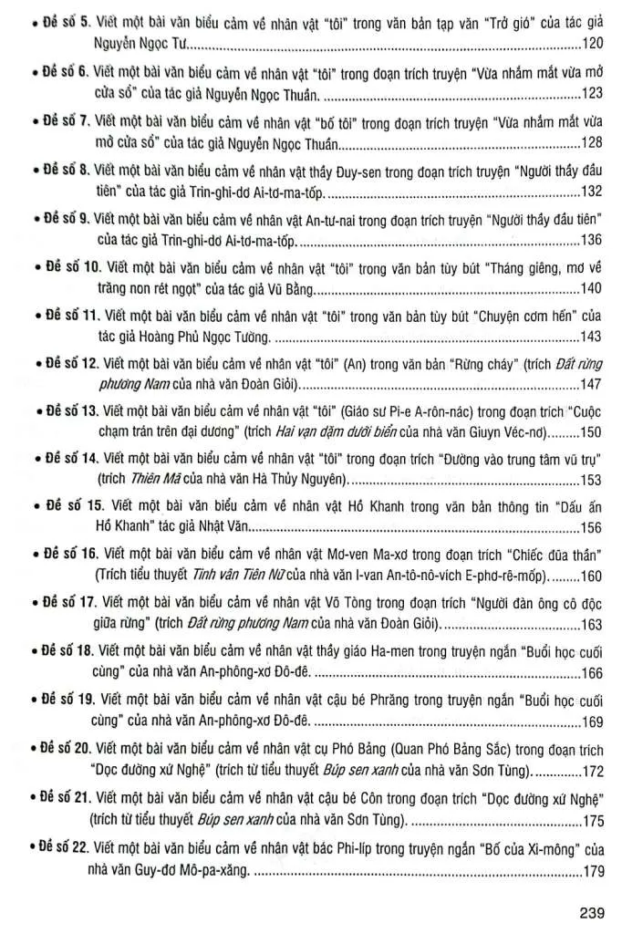 CHUYÊN ĐỀ VĂN BIỂU CẢM LỚP 7 (Theo chương trình GDPT mới)